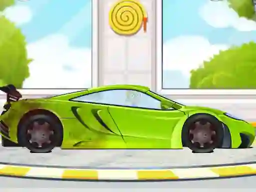 Peli Sports Car Wash 2D verkossa