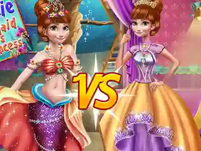 Peli Anna mermaid vs princess verkossa