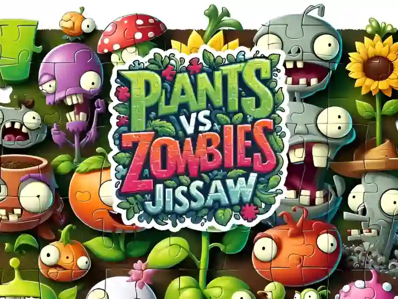 Peli Plants vs Zombies Jigsaw verkossa