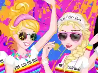 Peli Princess Color Run verkossa