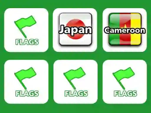 Peli Memory With Flags verkossa