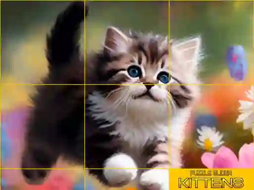 Peli Puzzle Sliding Kittens verkossa