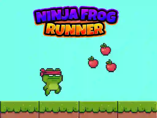 Peli Ninja Frog Runner verkossa
