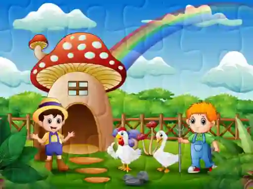 Peli Farm Animal Jigsaw verkossa