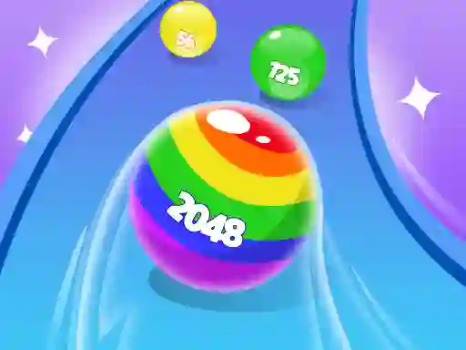 Peli 2048 Run Gorgeous Balls verkossa
