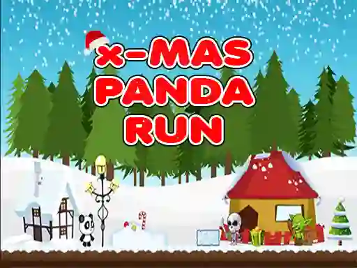 Peli X-mas Panda Run verkossa