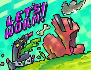 Peli Let's Worm! verkossa
