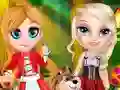 Peli Little Elsa In Red Hood verkossa