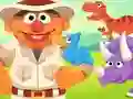 Peli 123 Sesame Street: Ernie's Dinosaur Day Care verkossa