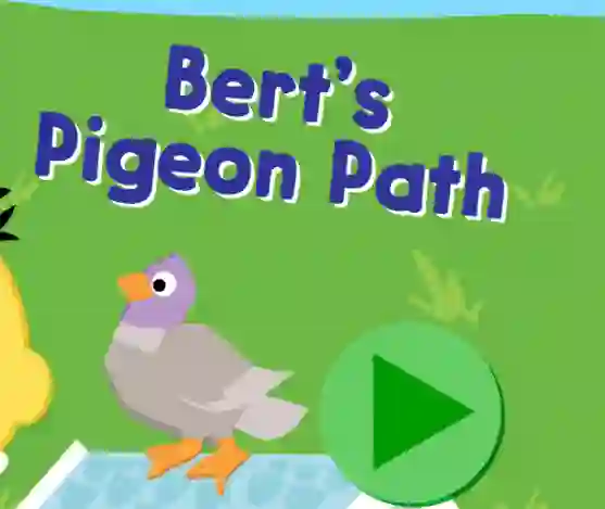 Peli 123 Sesame Street: Bert's Pigeon Path verkossa