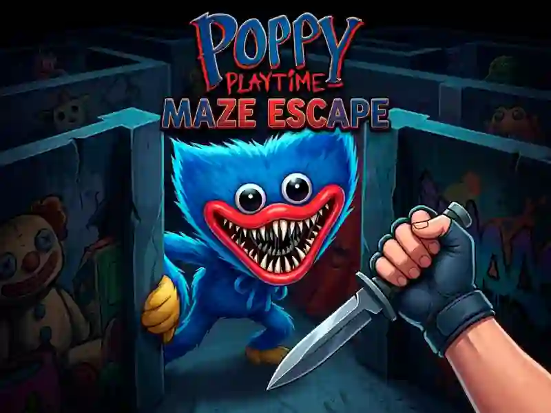 Peli Poppy Playtime Maze Escape verkossa