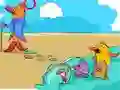 Peli Cartoon Birds Differences verkossa