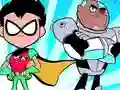 Peli Teen Titans Jigsaw verkossa