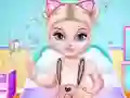 Peli Naughty Baby Elsa's Weekend verkossa