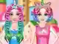 Peli Princesses Rainbow Unicorn Hair Salon verkossa