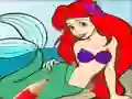 Peli Princess Mermaid Coloring Game verkossa