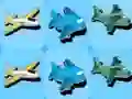 Peli Big Fast Airplanes Match 3 verkossa
