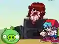 Peli Friday Night Funkin' vs PIG from Angry Birds verkossa