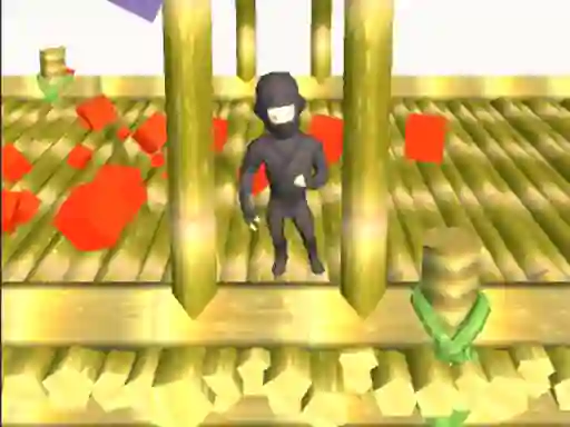 Peli Ninja Runs 3d verkossa
