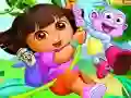 Peli Dora the explorer Hidden stars verkossa
