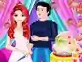Peli Mermaid Girl Wedding Cooking Cake verkossa
