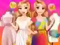 Peli Princesses Outfit Coloring verkossa