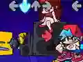 Peli Friday Night Funkin vs Geometry Dash verkossa