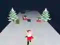 Peli 3D Santa Run verkossa