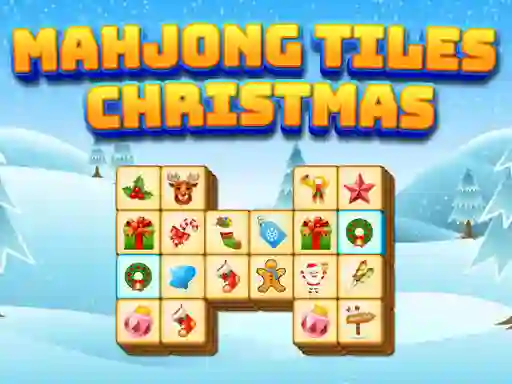 Peli Mahjong Tiles Christmas verkossa