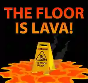Peli The Floor is Lava verkossa