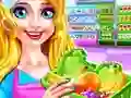 Peli Supermarket Girl Cleanup verkossa