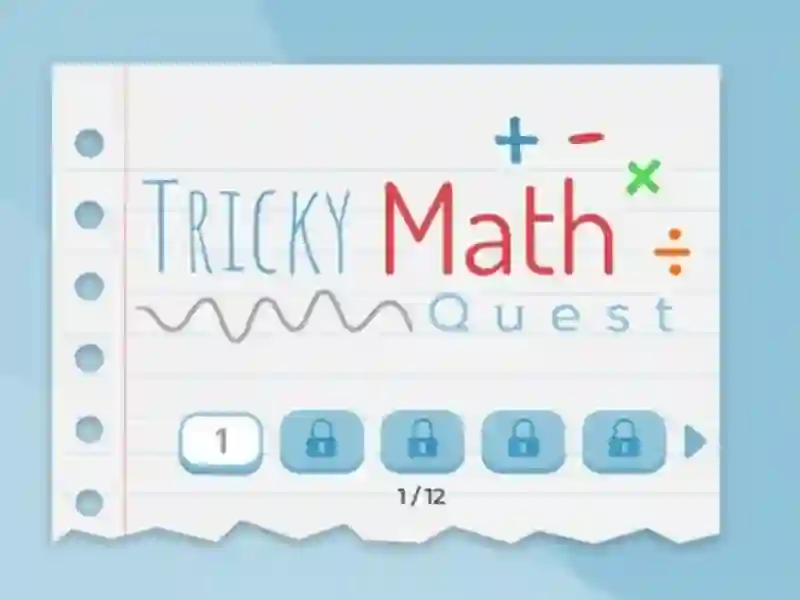 Peli Tricky Math Quest verkossa