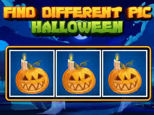 Peli Find Different Pic Halloween verkossa
