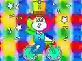 Peli Coloring Book: Monkey Rides Unicycle verkossa