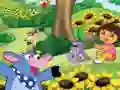 Peli Dora find differences verkossa