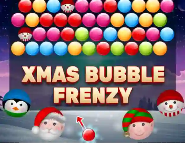 Peli Xmas Bubble Frenzy verkossa