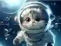 Peli Jigsaw Puzzle: Astronaut-Cat verkossa