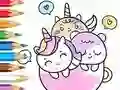 Peli Coloring Book: A Cup Of Unicorn verkossa