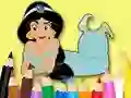 Peli Coloring Book: Princess Jasmine verkossa