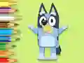 Peli Coloring Book: Happy Bluey verkossa