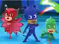 Peli Jigsaw Puzzle: PJ Masks verkossa