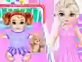 Peli Little Elsa Caring Day verkossa