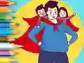 Peli Coloring Book: Father's Day verkossa