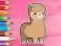 Peli Coloring Book: Cute Alpaca verkossa