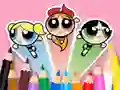 Peli Coloring Book: The Powerpuff Girls verkossa
