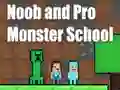 Peli Noob and Pro Monster School verkossa