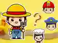 Peli Kids Quiz: Job Challenge 3 verkossa