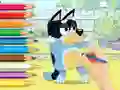 Peli Coloring Book: Bluey And Bingo verkossa