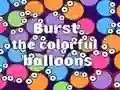 Peli Burst the Colorful Balloons verkossa