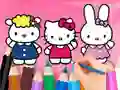 Peli Coloring Book: Hello Kitty With Friends verkossa